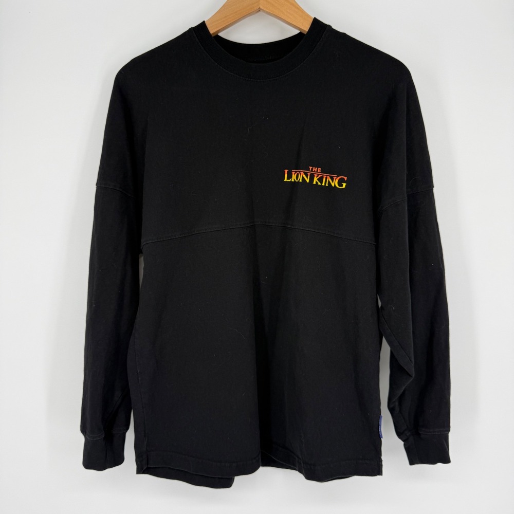 Disney Parks Women XS Spirit Jersey Lion King Hakuna Matata Black Long Sleeve - Picture 2 of 7